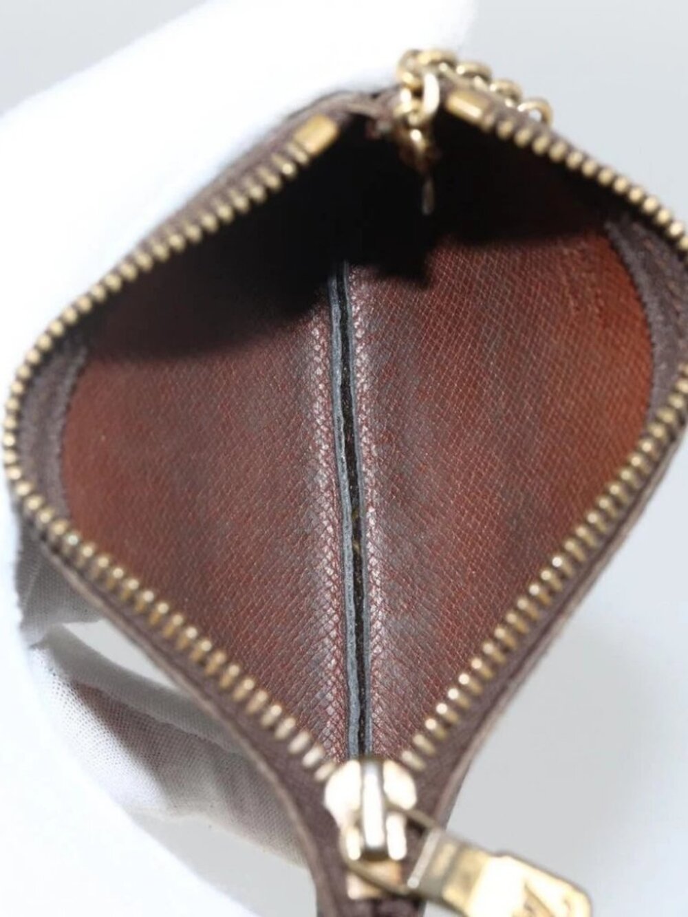 LOUIS VUITTON Monogram Pochette Cles Coin Purse - Picture 13 of 15